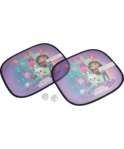 Coppia tendine parasole laterali auto "Gabby Party" 44x35 cm