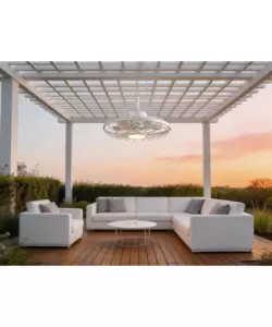 Plafoniera led con ventilatore "Oslo" bianco 2250 lm 51 cm