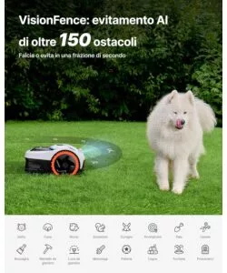 Robot tagliaerba Navimow "i208 AWD" area di taglio 800 mq