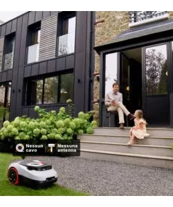 Robot tagliaerba Navimov "i210 LiDAR" area di taglio 1000 mq