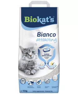 Lettiera igienica per gatti Biokat's "Bianco Attracting" 10 kg