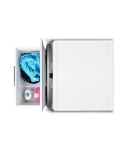 Mobile alza lavatrice con cassetto estraibile "Komodo" bianco 69x65x59 cm