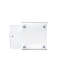 Mobile alza lavatrice con cassetto estraibile "Komodo" bianco 69x65x59 cm