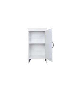 Mobile lavanderia 1 anta e 2 ripiani "Garden" bianco 46,5x49x84 cm