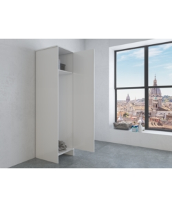 Colonna mobile lavanderia "Garden" bianco 46,5x49x182 cm