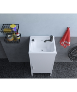 Lavatoio con vasca in polipropilene "Mini lavatoio Rocco" 42,5x34,5x82 cm