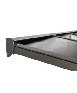 Pergola addossata da esterno Habrita in alluminio 300x307x299 cm