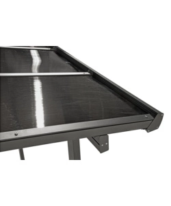 Pergola addossata da esterno Habrita in alluminio 300x307x299 cm