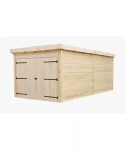 Garage in legno Habrita "Sicilia" in abete 304x610x229 cm