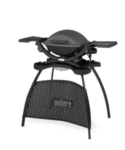 Barbecue elettrico Weber "Q1400" con supporto nero 1 bruciatore