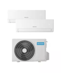 CLIMATIZZATORE CALDO FREDDO OLIMPIA SPLENDID POMPA DI CALORE OLIMPIA SPLENDID "ARYAL S2 E" DUALSPLIT 9000 + 9000 BTU CON WIFI