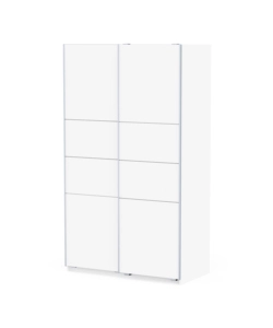 Armadio 2 ante scorrevoli "Fast" bianco 116,6x60x203 cm