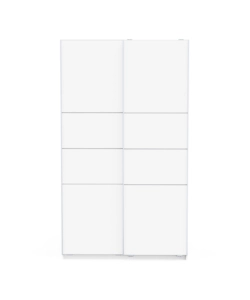 Armadio 2 ante scorrevoli "Fast" bianco 116,6x60x203 cm