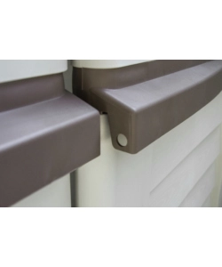 CASETTA DA GIARDINO ARTPLAST "GARDEN SHED" IN RESINA EFFETTO LEGNO BEIGE 151X83X200 CM