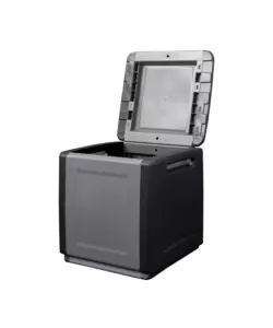 BAULE DA ESTERNO ARTPLAST "CUBE" IN POLIPROPILENE NERO 130 LT 54X53X57 CM