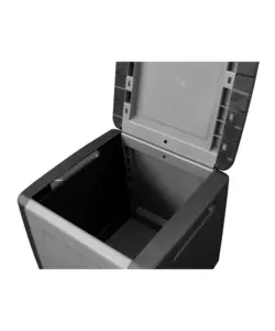 BAULE DA ESTERNO ARTPLAST "CUBE" IN POLIPROPILENE NERO 130 LT 54X53X57 CM
