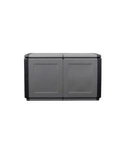 BAULE DA ESTERNO ARTPLAST "CUBE" IN POLIPROPILENE NERO 230 LT 96X53X57 CM