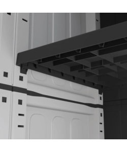 ARMADIO BASSO ARTPLAST "FAMILY" IN POLIPROPILENE GRIGIO 68X37X90 CM