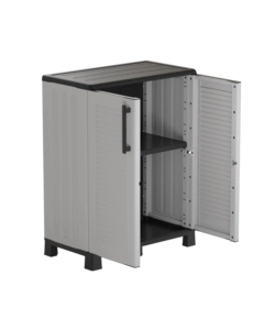 ARMADIO BASSO ARTPLAST "FAMILY" IN POLIPROPILENE GRIGIO 68X37X90 CM