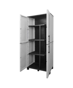 ARMADIO PORTASCOPE ARTPLAST "FAMILY" IN POLIPROPILENE GRIGIO 68X37X169 CM