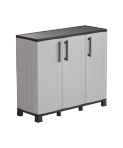 ARMADIO BASSO ARTPLAST "FAMILY" IN POLIPROPILENE GRIGIO 102X37X90 CM