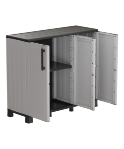 ARMADIO BASSO ARTPLAST "FAMILY" IN POLIPROPILENE GRIGIO 102X37X90 CM