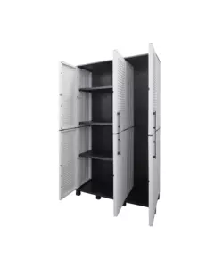 ARMADIO PORTASCOPE ARTPLAST "FAMILY" IN POLIPROPILENE GRIGIO 102X37X169 CM