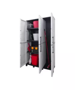 ARMADIO PORTASCOPE ARTPLAST "FAMILY" IN POLIPROPILENE GRIGIO 102X37X169 CM