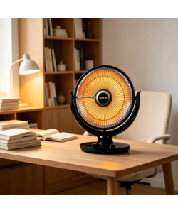 Stufa elettrica al carbonio da appoggio Ignip nero 1000W