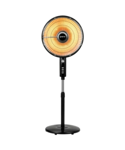 Stufa elettrica al carbonio a piantana Ignip nero 1000W