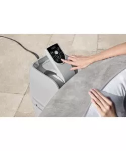 PISCINA IDROMASSAGGIO GONFIABILE BESTWAY "LAY-Z-SPA ZURICH ENERGY SENSE AIRJET" CON CARTUCCIA, CHEMCONNCET E COPERTURA 4 POSTI 180X180X66 CM - COD. 60065