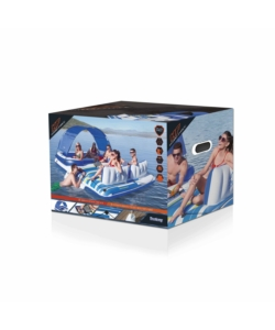 ISOLA GONFIABILE BESTWAY "HYDRO FORCE TROPICAL BREEZE" 389X274 CM - COD. 43105-2