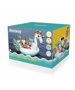 ISOLA GONFIABILE BESTWAY "UNICORNO FANTASY" 590X404 CM - COD. 43228-2