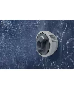 PISCINA IDROMASSAGGIO GONFIABILE BESTWAY "LAY-Z-SPA TORONTO" CON CARTUCCIA, CHEMCONNECT, COPERTURA, 5 POGGIATESTA EFFETTO LEGNO 7 POSTI 190X190X70 CM - COD. 6001W