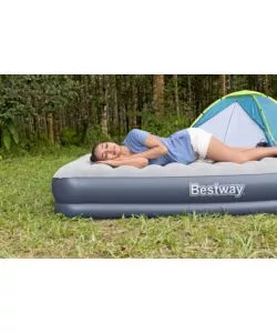 MATERASSO MATRIMONIALE GONFIABILE BESTWAY "TRITECH AIR" CON POMPA INTEGRATA 203X152X36 CM - COD. 6716T-7