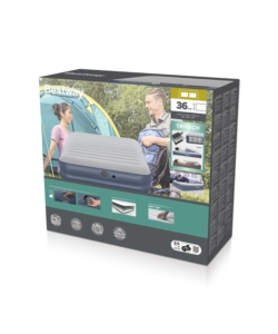 MATERASSO MATRIMONIALE GONFIABILE BESTWAY "TRITECH AIR" CON POMPA INTEGRATA 203X152X36 CM - COD. 6716T-7