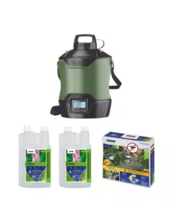 Kit antizanzare Stocker Geyser "Base" 12L con "Florifens" ed "Etokraft"