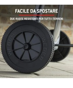 Barbecue a carbone Weber "Compact Kettle" con griglia 57 cm