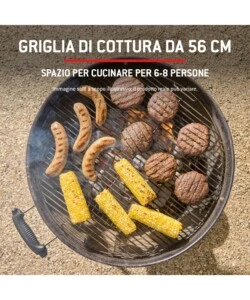 Barbecue a carbone Weber "Compact Kettle" con griglia 57 cm