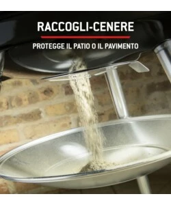 Barbecue a carbone Weber "Compact Kettle" con griglia 57 cm