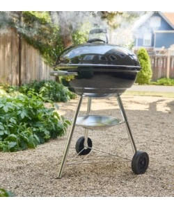 Barbecue a carbone Weber "Compact Kettle" con griglia 57 cm