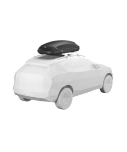 Box baule da tetto per auto Thule "Pulse 2 XL" nero 400 lt
