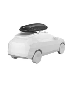 Box baule da tetto per auto Thule "Pulse 2 XL" nero 500 lt