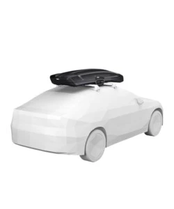 Box baule da tetto per auto Thule "Vector Alpine" nero 380 lt