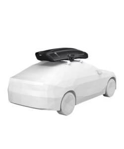 Box baule da tetto per auto Thule "Vector L" nero 430 lt