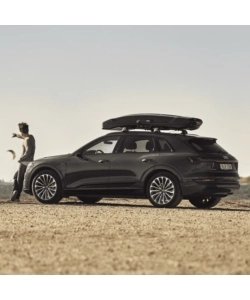 Box baule da tetto per auto Thule "Vector L" nero 430 lt