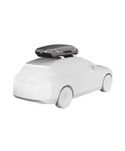 Box baule da tetto per auto Thule "Motion 3 L" grigio 440 lt