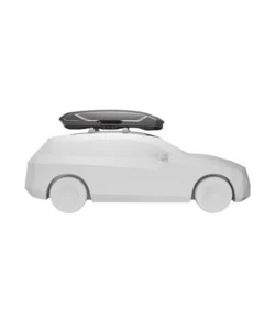 Box baule da tetto per auto Thule "Motion 3 XXL" grigio 590 lt