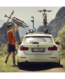 Portabici da tetto auto Thule "ProRide" grigio 1 bicicletta