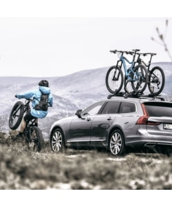 Portabici da tetto auto Thule "ProRide" grigio 1 bicicletta